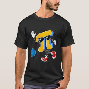 Frohe Pi-Tag Bowling-Fans Pi-Symbol Mathelehrer T-Shirt