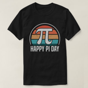 Frohe Pi-Tag Retro Vintage Mathelehrer Schüler T-Shirt