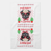 Frohe Pugmas! geschirrtuch (Vertikal)