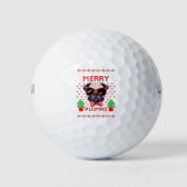 Frohe Pugmas! Golfbälle (Vorderseite)