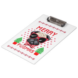 Frohe Pugmas! Klemmbrett\ Klemmbrett