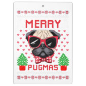 Frohe Pugmas! Klemmbrett\ Klemmbrett (Rückseite)