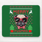 Frohe Pugmas! Mauspad (Vorne)