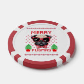 Frohe Pugmas! Poker Chips (Einzeln)