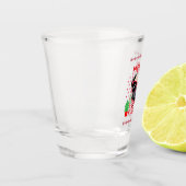 Frohe Pugmas! Schnapsglas (Links)