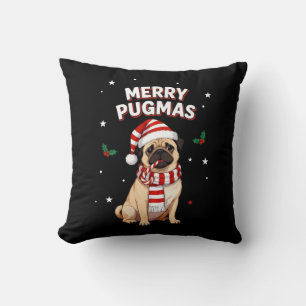 Frohe Pugmas Süße Weihnachten Pug-Hunde-Liebhaber Kissen