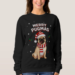 Frohe Pugmas Süße Weihnachten Pug-Hunde-Liebhaber Sweatshirt