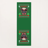 Frohe Pugmas! Yogamatte (Rückseite)