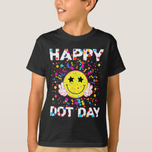Frohe Punkt Tag Kinder Bunte Mädchen Jungen T-Shirt