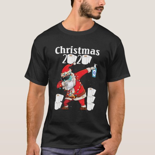 Frohe Quarantäne Weihnachten 2020 pajamas Familie  T-Shirt (Vorderseite)