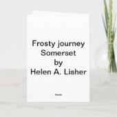 Frohe Reise Feiertagskarte (Rückseite)