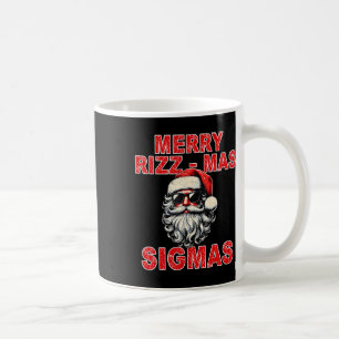 Frohe Rizz Weihnachten Sigmas - Cooles Santa-Gesic Kaffeetasse