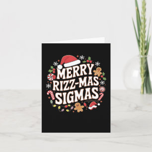 Frohe Rizz Weihnachten Sigmas Lustiges Meme Gen Al Karte