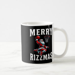 Frohe Rizzmas Lustige Weihnachten Santa Claus Sket Kaffeetasse