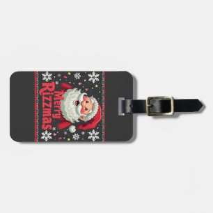 Frohe Rizzmas Santa Rizz Lustiges Weihnachten Rizz Gepäckanhänger