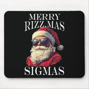 Frohe Rizzmas Sigmas - Weihnachten Christmas Santa Mousepad
