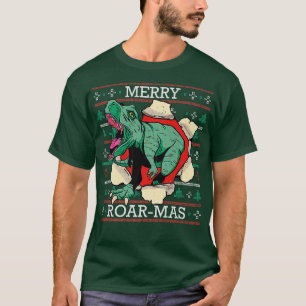 Frohe Roar Mas für Weihnachten oder Weihnachten mi T-Shirt