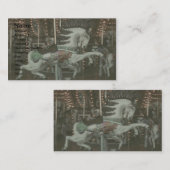 Frohe Runde mit Vintagem Aussehen Visitenkarte (Vorne/Hinten)