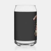 Frohe Schläge Weihnachts Funny Chicken Roosters Dosenglas (Rechts)