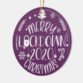 Frohe Schließung 2020 Weihnachten Keramik Ornament (Links)