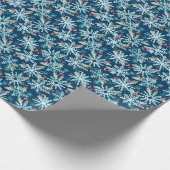 Frohe Schneeglöckchen-Geschenkpapier Geschenkpapier (Ecke)