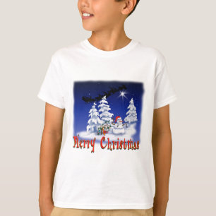 Frohe Schneemann zu Weihnachten T-Shirt
