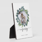 Frohe Script Familie Weihnachten Foto Rahmen (Seite)