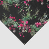 Frohe, sehr beerige Weihnachtskalk Seidenpapier (Ausschnitt)