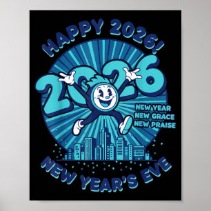 Frohe Silvesterfeier 2026 Design  Poster