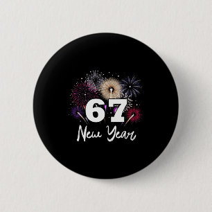 Frohe Silvesterparty 2026 67 Meme  Button