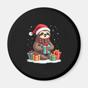 Frohe Slothmas niedliche Weihnachtslieder Weihnach Magnet