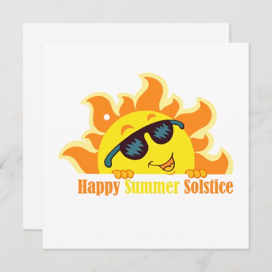 frohe Sommersolstice 2024 Karte (Vorne/Hinten)