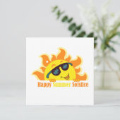 frohe Sommersolstice 2024 Karte (Stehend Vorderseite)