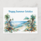 frohe Sommersolstice 2024 Postkarte (Vorderseite)