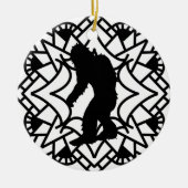 Frohe Squatch mas Weihnachten Keramik Ornament (Vorne)