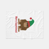 Frohe Squatchmas! Fleecedecke (Vorderseite (Horizontal))