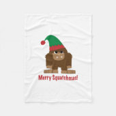 Frohe Squatchmas! Fleecedecke (Vorderseite)