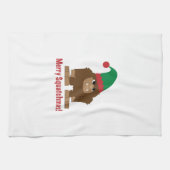 Frohe Squatchmas! Geschirrtuch (Horizontal)
