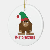 Frohe Squatchmas! Keramikornament (Links)