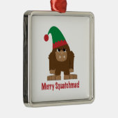 Frohe Squatchmas! Ornament Aus Metall (Rechts)