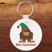 Frohe Squatchmas! Schlüsselanhänger (Vorderseite)