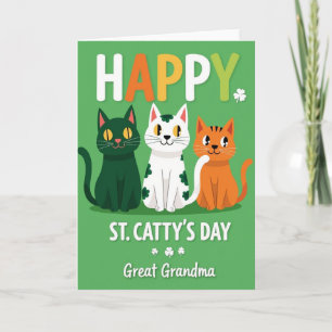 Frohe St. Catty's Day Urgroßmutter Karte