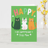 Frohe St. Cattys Tag Stiefmutter Karte (Gelbe Blume)