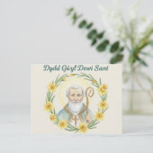 Frohe St. Davids-Tag Postkarte (Stehend Vorderseite)