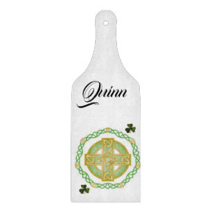 Frohe St. Patrick's Day Glas Schneidbrett Schneidebrett