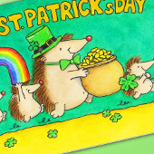 Frohe St. Patrick's Day Grüße  Karte