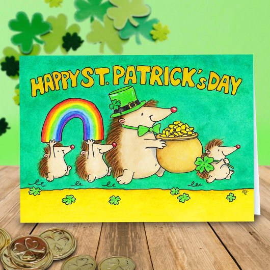 Frohe St. Patrick's Day Grüße  Karte