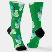 "Frohe St. Patrick's Day" Handgeschrieben mit Sham Socken (Gewinkelt)
