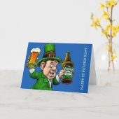 Frohe St. Patrick's Day Karte (Gelbe Blume)