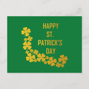 Frohe St. Patrick's Day Postkarte 